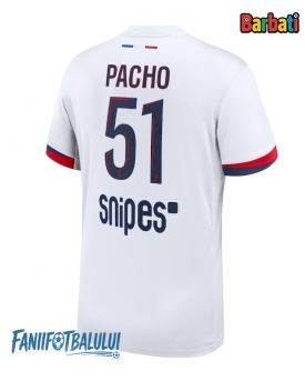 Paris Saint-Germain Willian Pacho #51 Tricou Fotbal Replică 2025-26 Barbati Deplasare